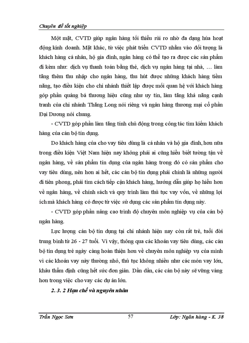 image for page Mở rộng tín dụng khách hàng tiêu dùng cá nhân tại ngân hàng thương mại cổ phần Đại Dương Chi nhánh Thăng Long 1