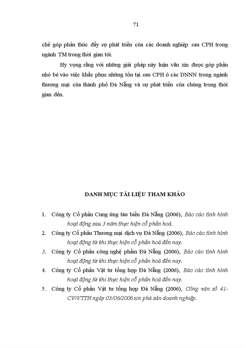 image for page Những vấn đề sau cổ phần hóa các DNNN trong ngành thương mại của thành phố Đà Nẵng