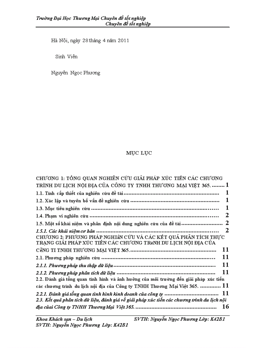 image for page Giải pháp tăng cường xúc tiến các chương trình du lịch nội địa của Công ty TNHH Thương Mại Việt 365