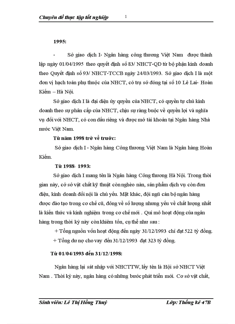 image for page Vận dụng một số phương pháp thống kê phân tích hoạt động huy động vốn của Sở giao dịch I Ngân hàng Công thương Việt Nam giai đoạn 2000 2008