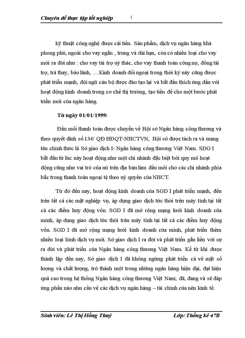 image for page Vận dụng một số phương pháp thống kê phân tích hoạt động huy động vốn của Sở giao dịch I Ngân hàng Công thương Việt Nam giai đoạn 2000 2008