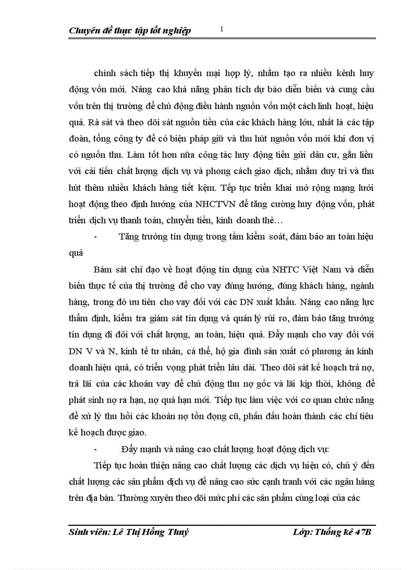 image for page Vận dụng một số phương pháp thống kê phân tích hoạt động huy động vốn của Sở giao dịch I Ngân hàng Công thương Việt Nam giai đoạn 2000 2008
