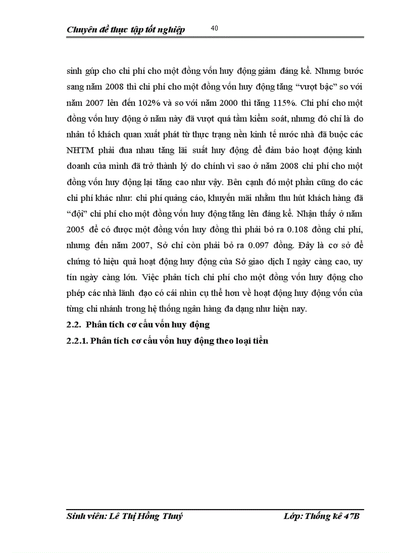 image for page Vận dụng một số phương pháp thống kê phân tích hoạt động huy động vốn của Sở giao dịch I Ngân hàng Công thương Việt Nam giai đoạn 2000 2008