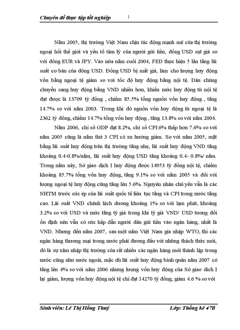 image for page Vận dụng một số phương pháp thống kê phân tích hoạt động huy động vốn của Sở giao dịch I Ngân hàng Công thương Việt Nam giai đoạn 2000 2008