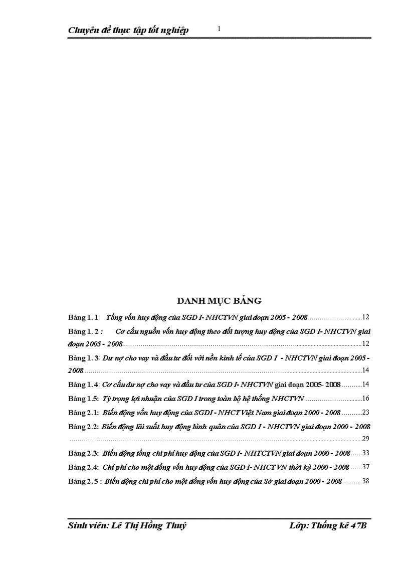 image for page Vận dụng một số phương pháp thống kê phân tích hoạt động huy động vốn của Sở giao dịch I Ngân hàng Công thương Việt Nam giai đoạn 2000 2008