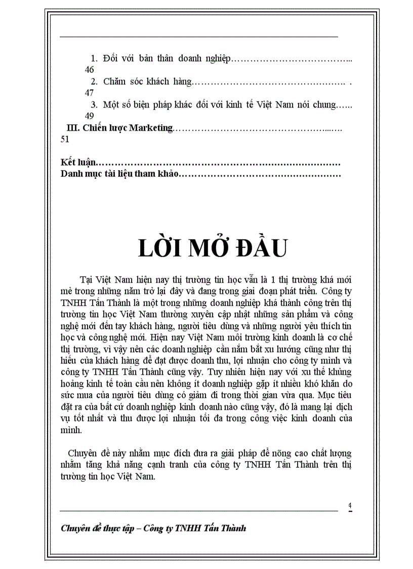 image for page Nâng cao chất lượng nhằm tăng khả năng cạnh tranh của công ty TNHH Tấn Thành trên thị trường tin học Việt Nam