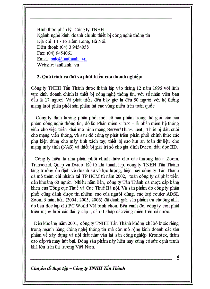 image for page Nâng cao chất lượng nhằm tăng khả năng cạnh tranh của công ty TNHH Tấn Thành trên thị trường tin học Việt Nam