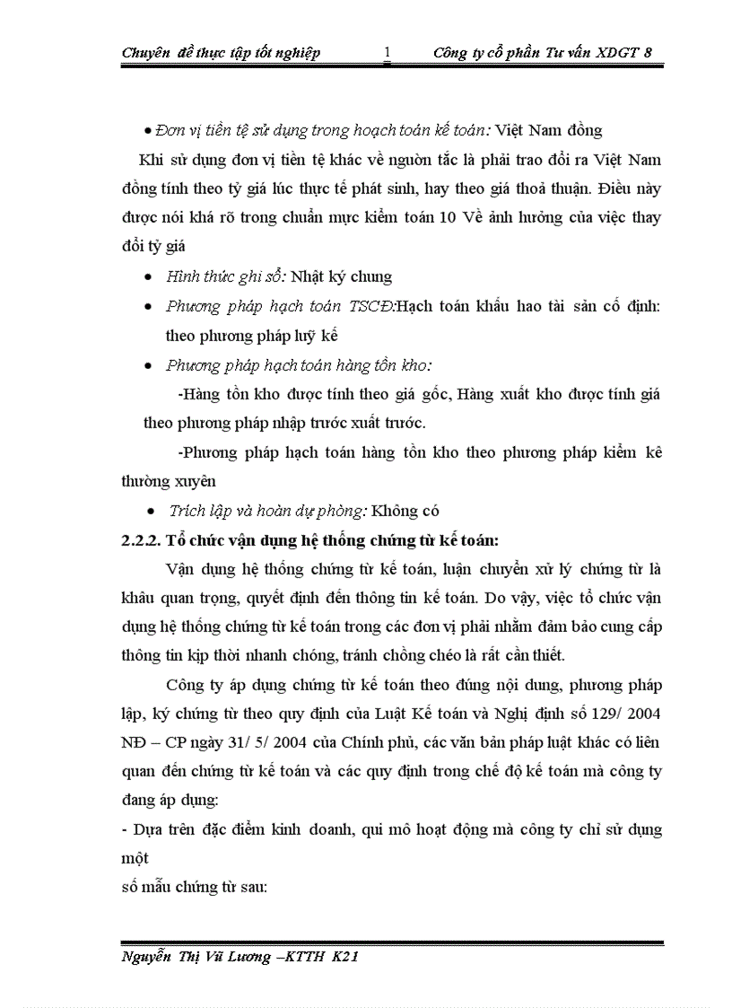 image for page Tổ chức bộ máy kế toán và hệ thống kế toán tại Công ty cổ phần Tư vấn xây dựng giao thông 1