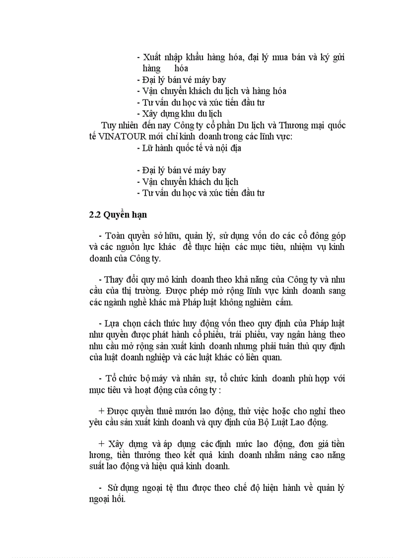image for page Thực trạng và giải pháp thu hút khách du lịch tại công ty du lịch và thương mại quốc tế vinatour