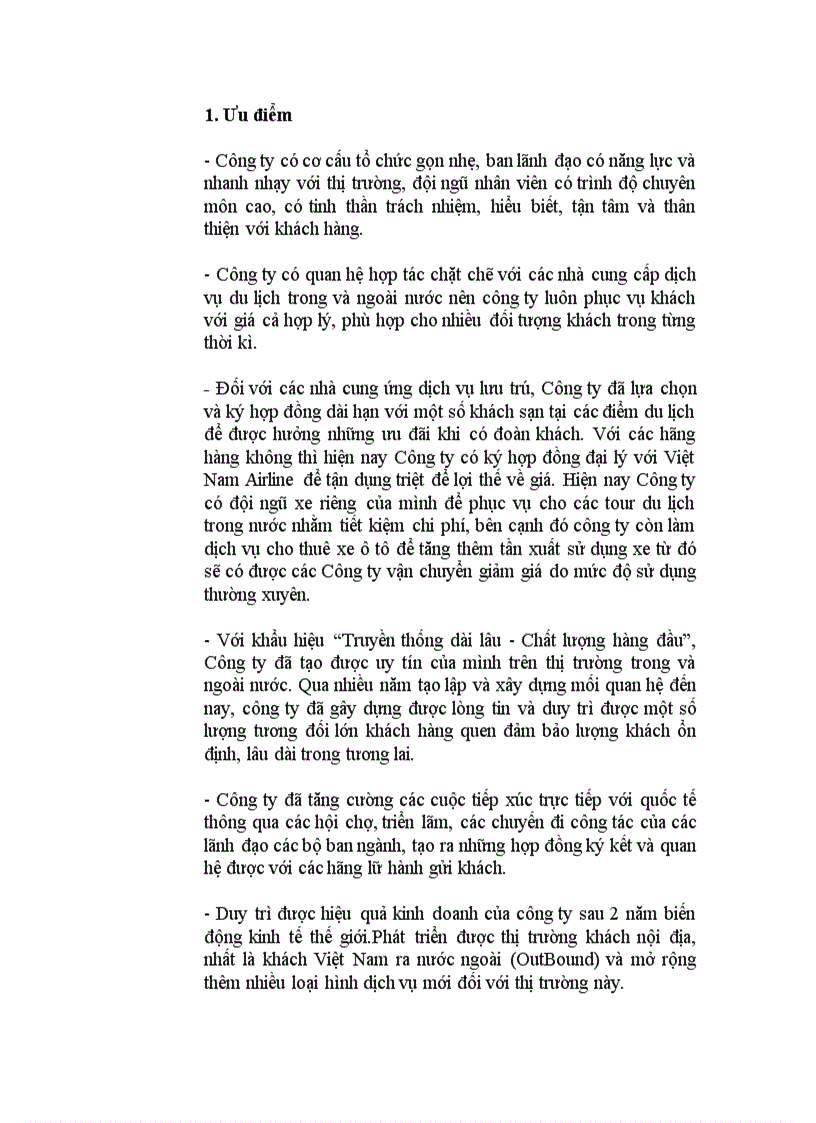 image for page Thực trạng và giải pháp thu hút khách du lịch tại công ty du lịch và thương mại quốc tế vinatour