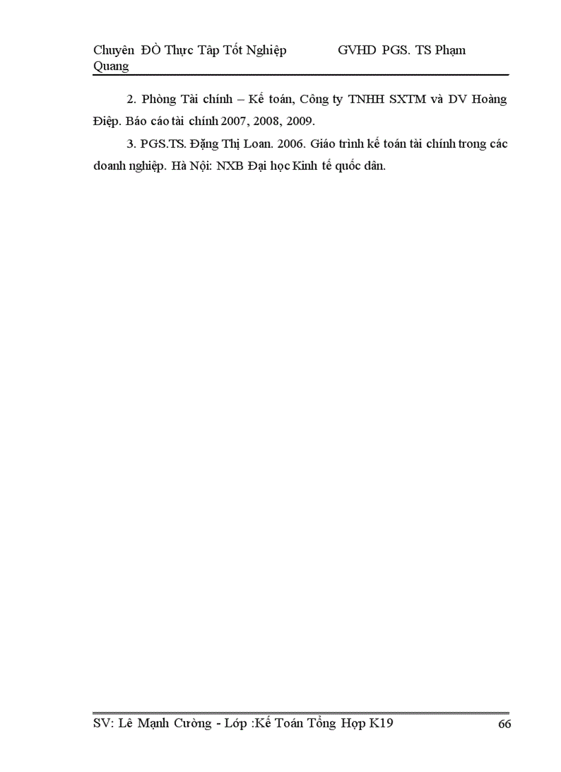 image for page Hoàn thiện công tác kế toán nguyên vật liệu tại công ty TNHH sản xuất thương mại và dịch vụ Hoàng Điệp 1