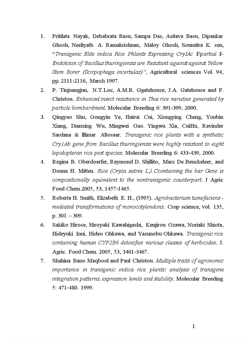 image for page Nghiên cứu tạo cây lúa chuyển gen Chitinase kháng bệnh đạo ôn nhờ vi khuẩn Agrobacterium tumefaciens 1