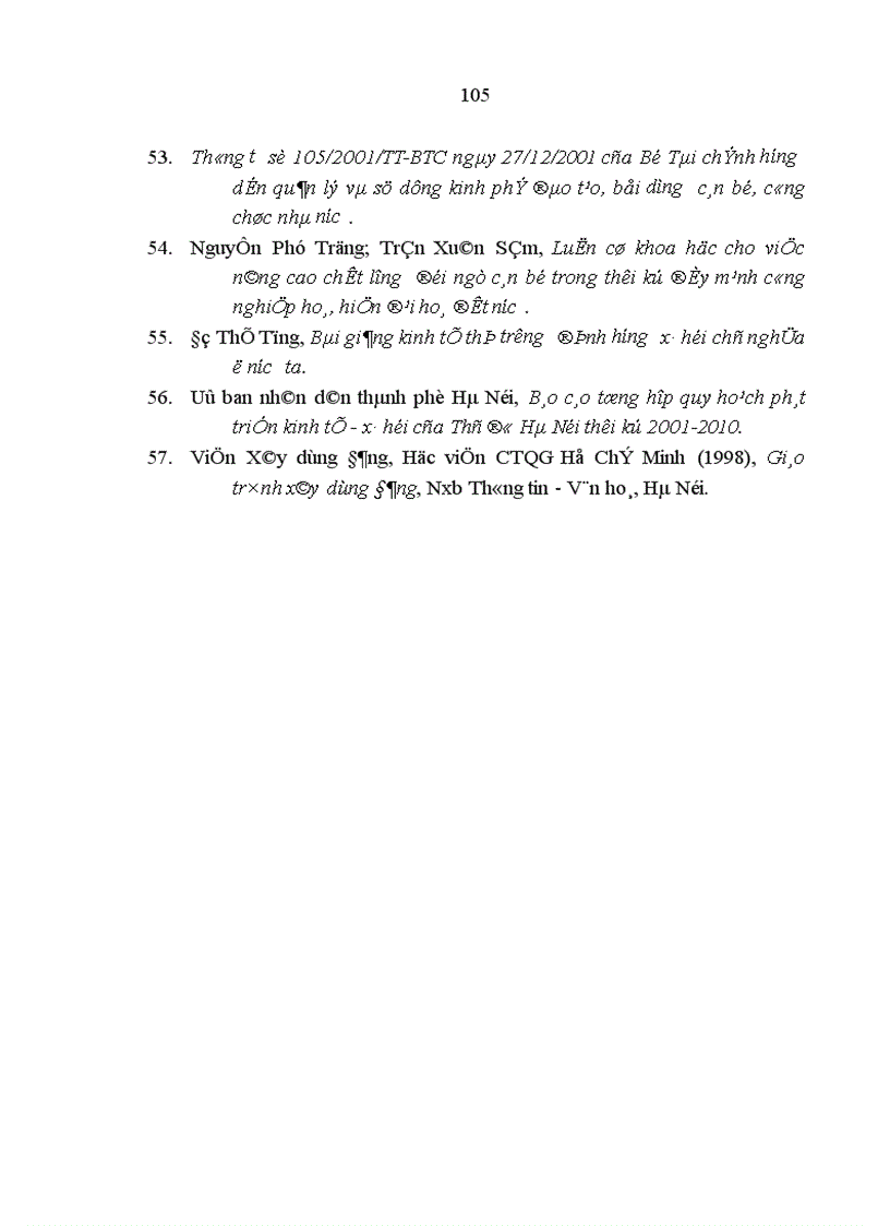 image for page Đào tạo bồi dưỡng công chức trong nền kinh tế thị trường ở nước ta qua thực tiễn ở thành phố Hà Nội