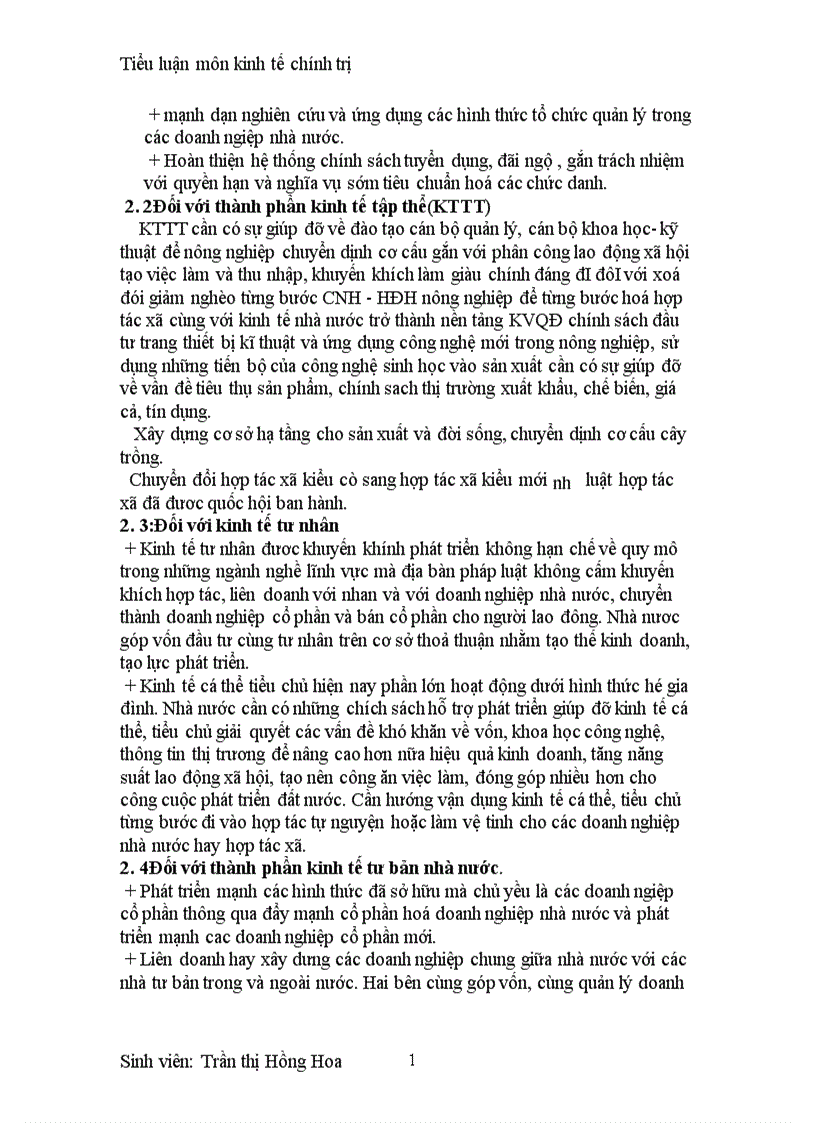 image for page Nền kinh tế nhiều thành phần trong TKQĐ lên CNXH ở nứoc ta