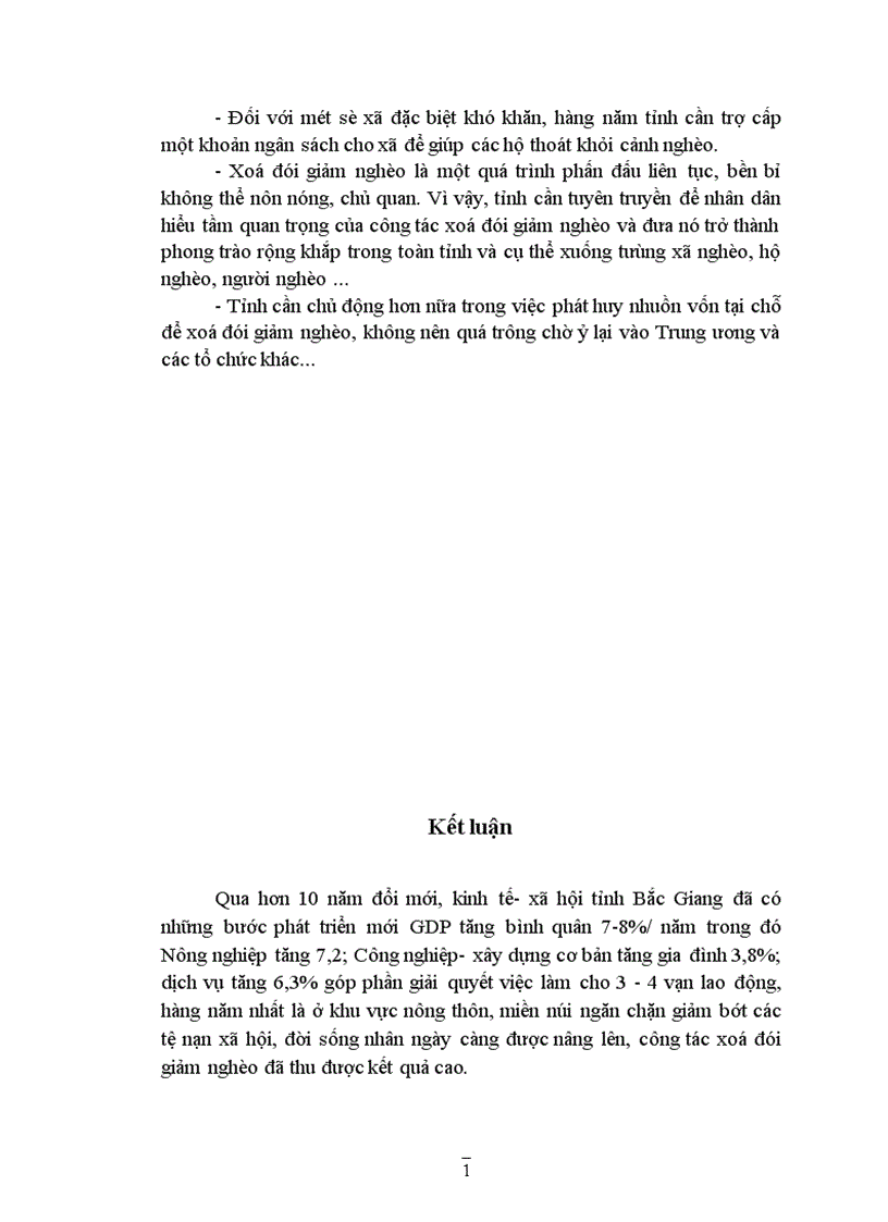 image for page Những giải pháp cơ bản thực hiện xoá đói giảm nghèo tỉnh Bắc Giang 1