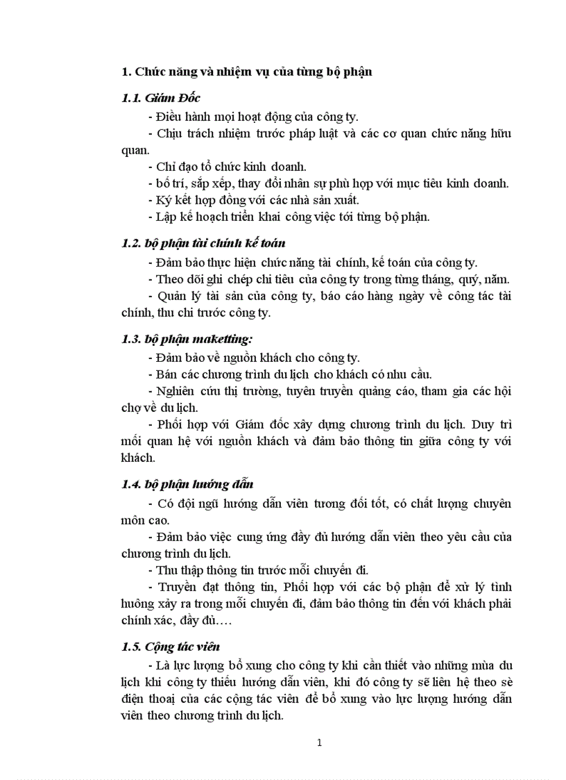 image for page Báo cáo thực tập tại công ty du lịch Vạn Xuân