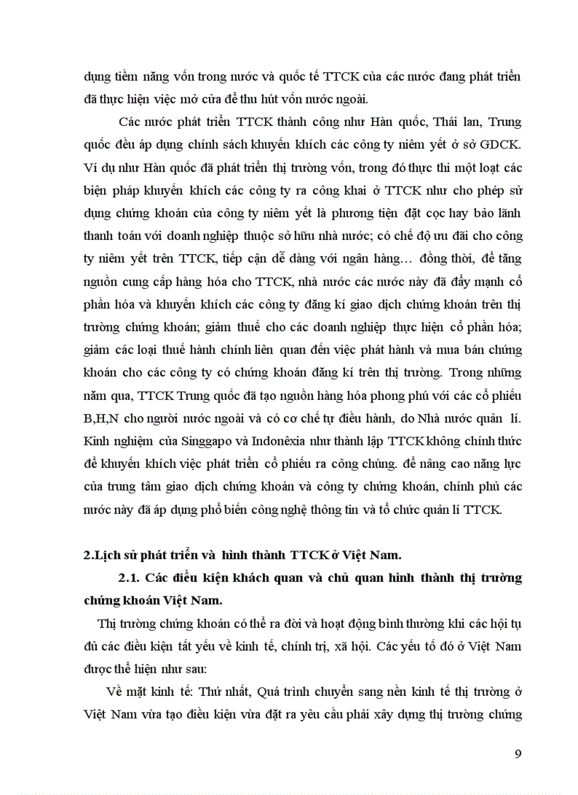 image for page Sự phát triển của thị trường chứng khoán của việt nam ảnh hưởng của nó tới tăng trưởng kinh tế