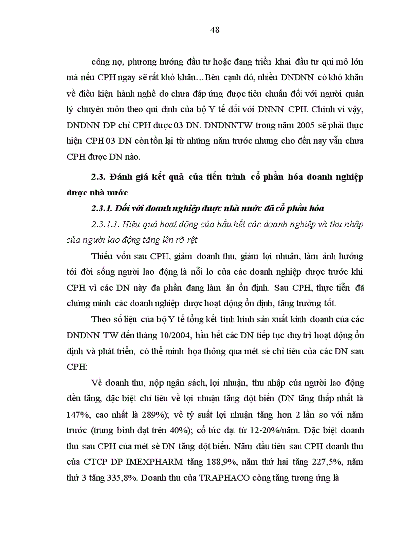 image for page Hoàn thiện qui định pháp luật về cổ phần hóa doanh nghiệp nhà nước từ thực tiễn ngành dược