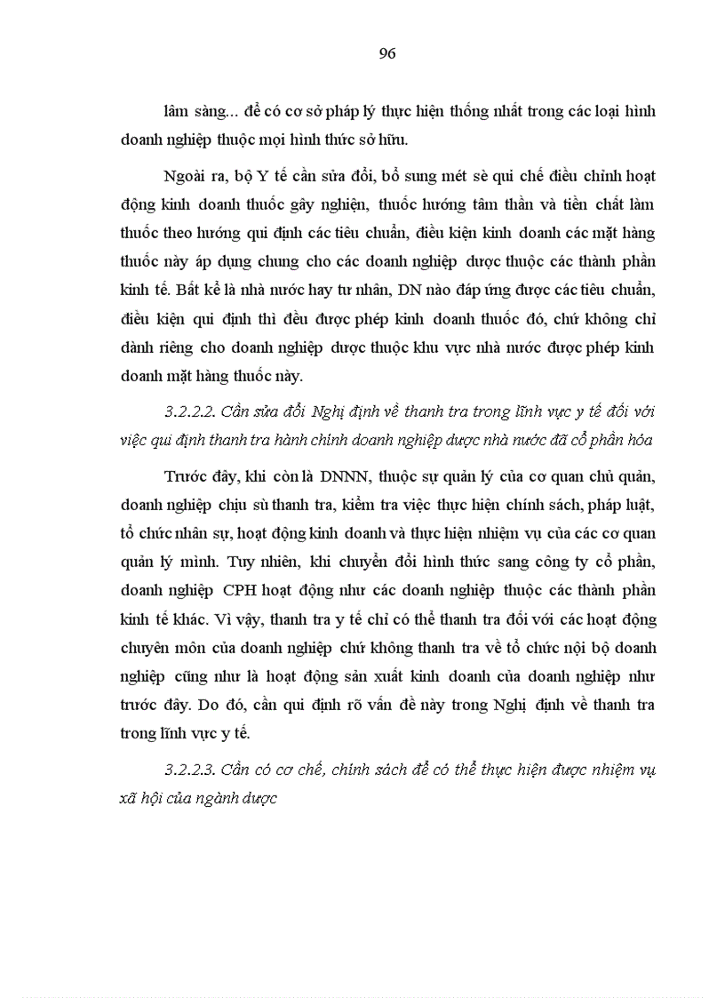 image for page Hoàn thiện qui định pháp luật về cổ phần hóa doanh nghiệp nhà nước từ thực tiễn ngành dược