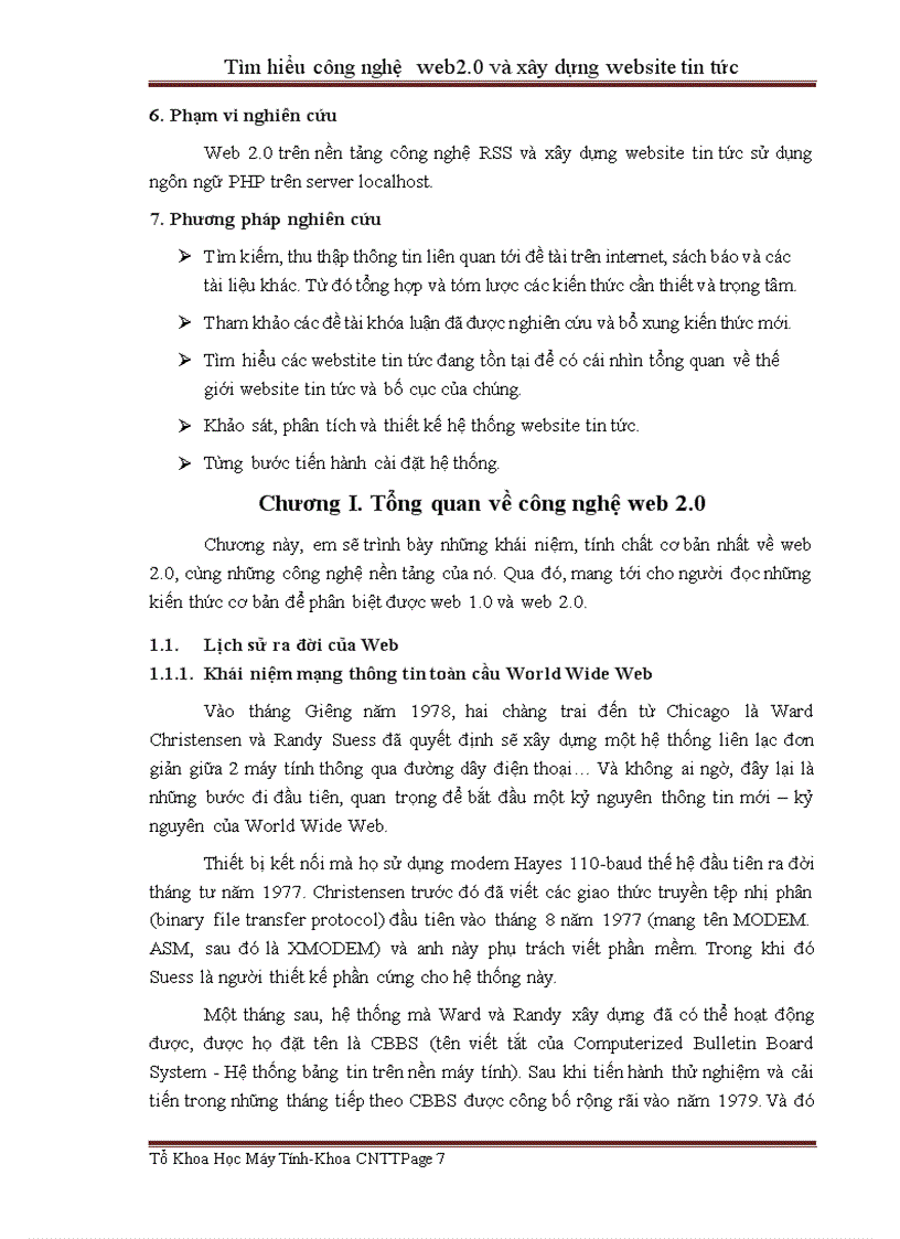 image for page Tìm hiểu công nghệ web và xây dựng website tin tức