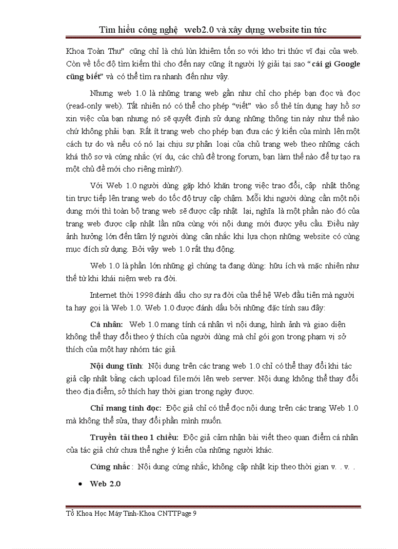 image for page Tìm hiểu công nghệ web và xây dựng website tin tức