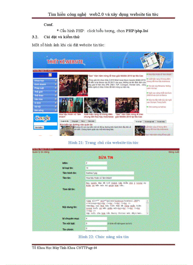 image for page Tìm hiểu công nghệ web và xây dựng website tin tức