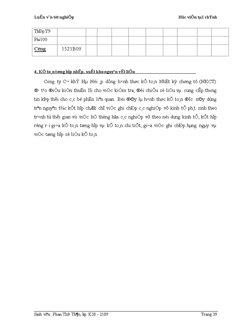 image for page Kế toán nhập xuất nguyên vật liệu ở công ty cơ khí Hà Nội