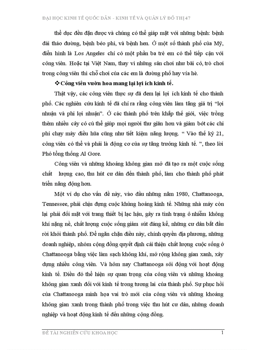 image for page Đánh giá thực trạng công viên Thống Nhất