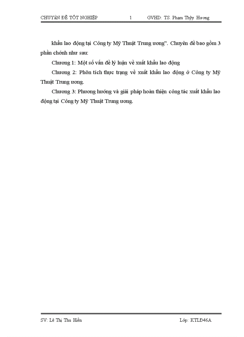 image for page Hoàn thiện công tác xuất khẩu lao động tại Công ty Mỹ Thuật Trung ương