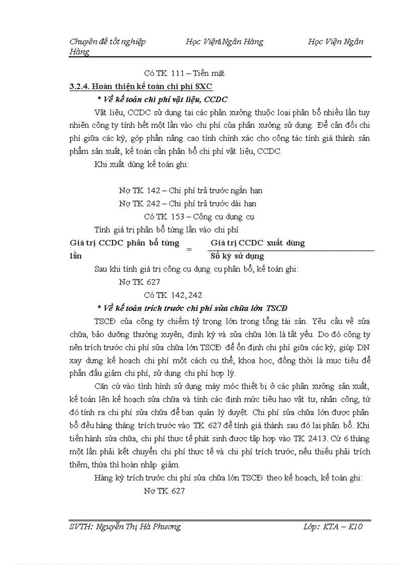 image for page Hoàn thiện kế toán tập hợp chi phí và tính giá thành tại công ty TNHH Thắng Lợi