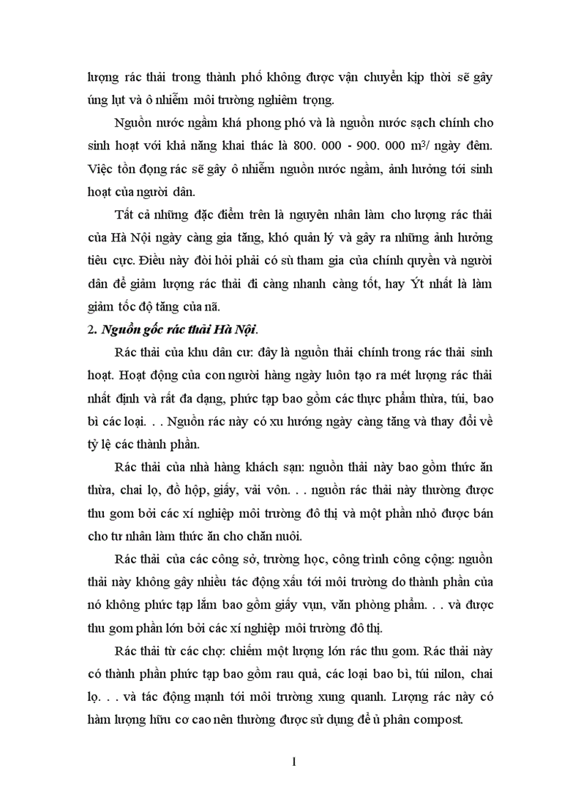 image for page Tình hình xử lý rác thải Hà Nội