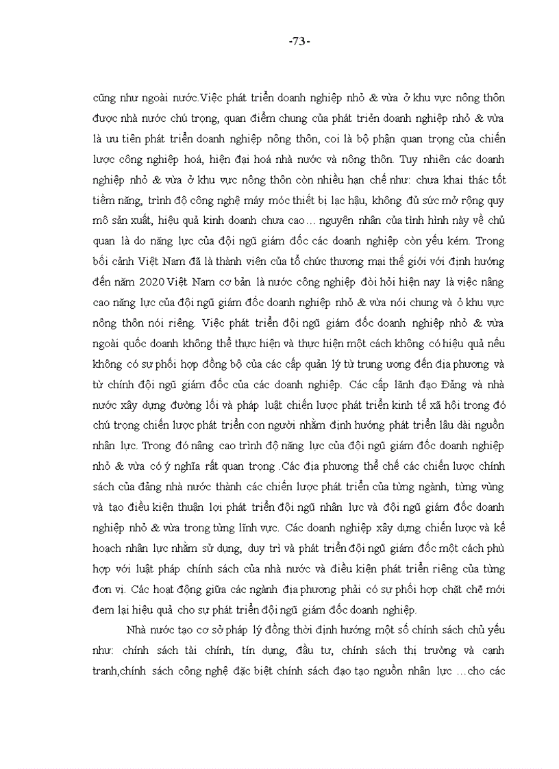 image for page NĂNG LỰC ĐỘI NGŨ GIÁM ĐỐC DOANH NGHIỆP NHỎ VÀ VỪA Ở KHU VỰC THỊ TRƯỜNG NÔNG THÔN