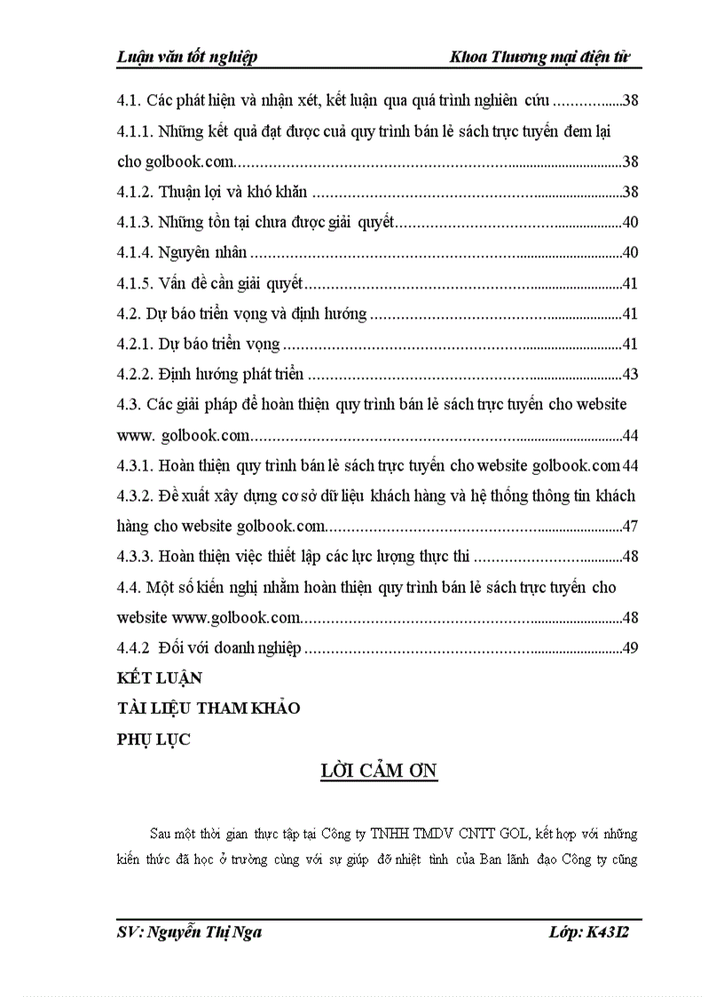 image for page Hoàn thiện quy trình bán lẻ sách trực tuyến cho website www golbook com