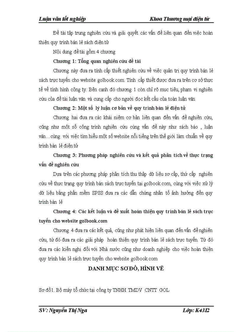 image for page Hoàn thiện quy trình bán lẻ sách trực tuyến cho website www golbook com