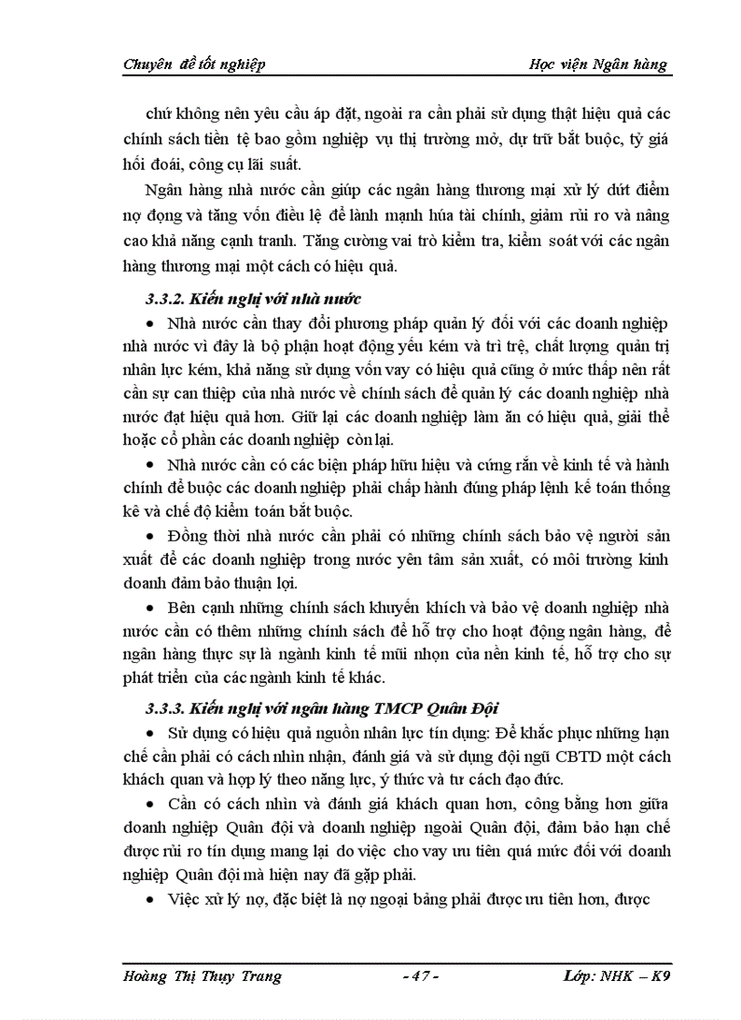 image for page Nâng cao chất lượng tín dụng đối với Chi nhánh ngân hàng TMCP Quân đội Nghệ An
