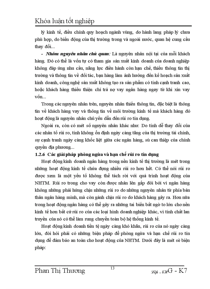 image for page Giải pháp phòng ngừa và hạn chế rủi ro tín dụng tại Ngân hàng Ngoại thương Hà Nội 1