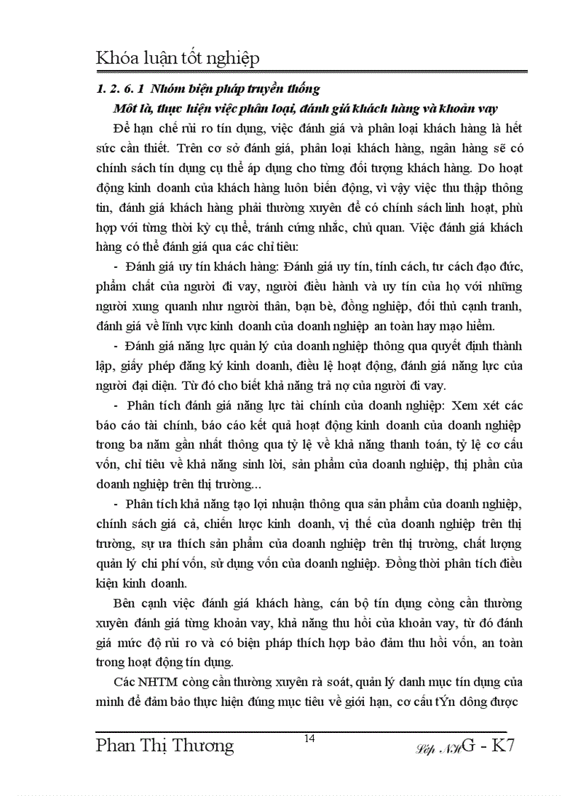 image for page Giải pháp phòng ngừa và hạn chế rủi ro tín dụng tại Ngân hàng Ngoại thương Hà Nội 1