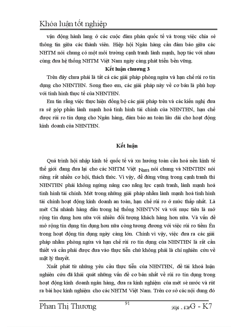image for page Giải pháp phòng ngừa và hạn chế rủi ro tín dụng tại Ngân hàng Ngoại thương Hà Nội 1