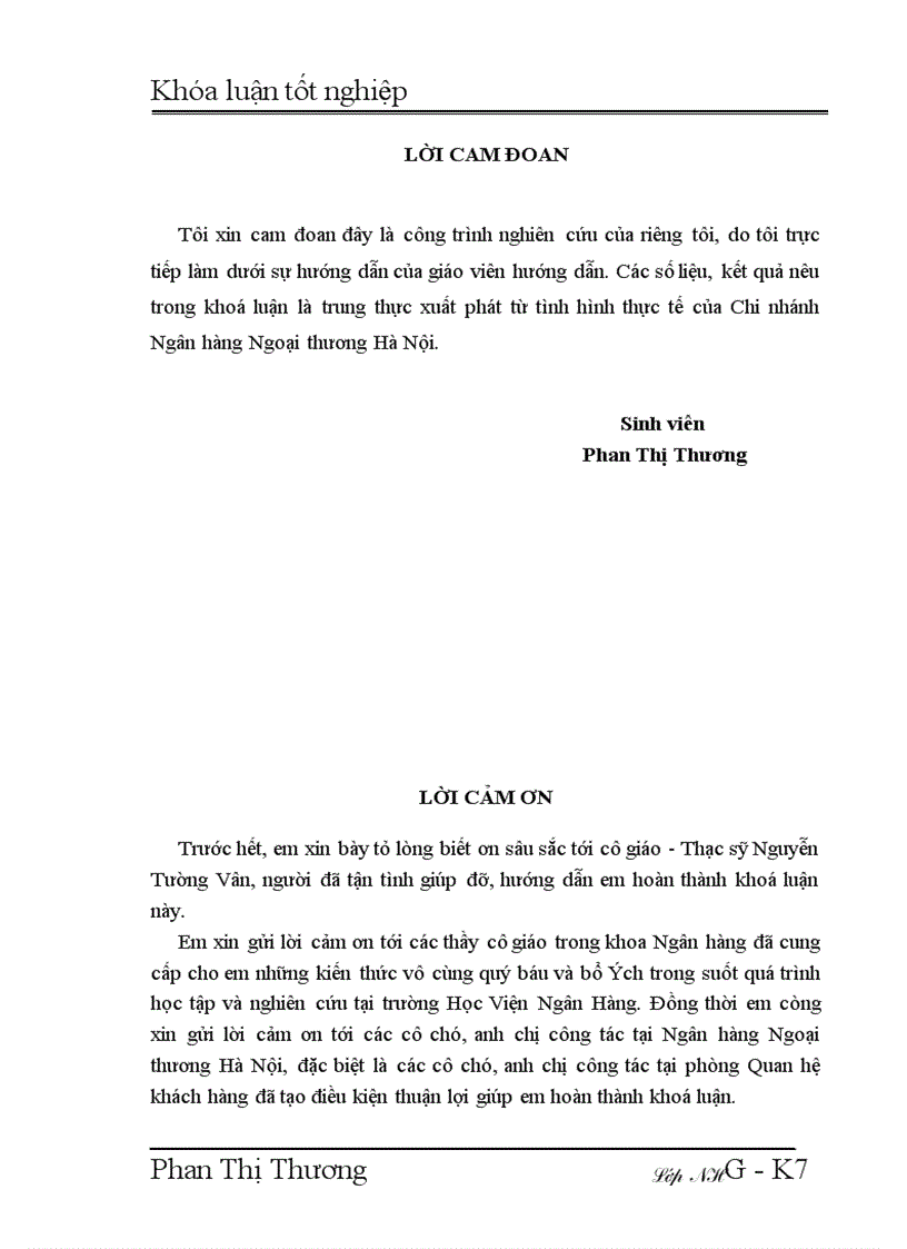 image for page Giải pháp phòng ngừa và hạn chế rủi ro tín dụng tại Ngân hàng Ngoại thương Hà Nội 1