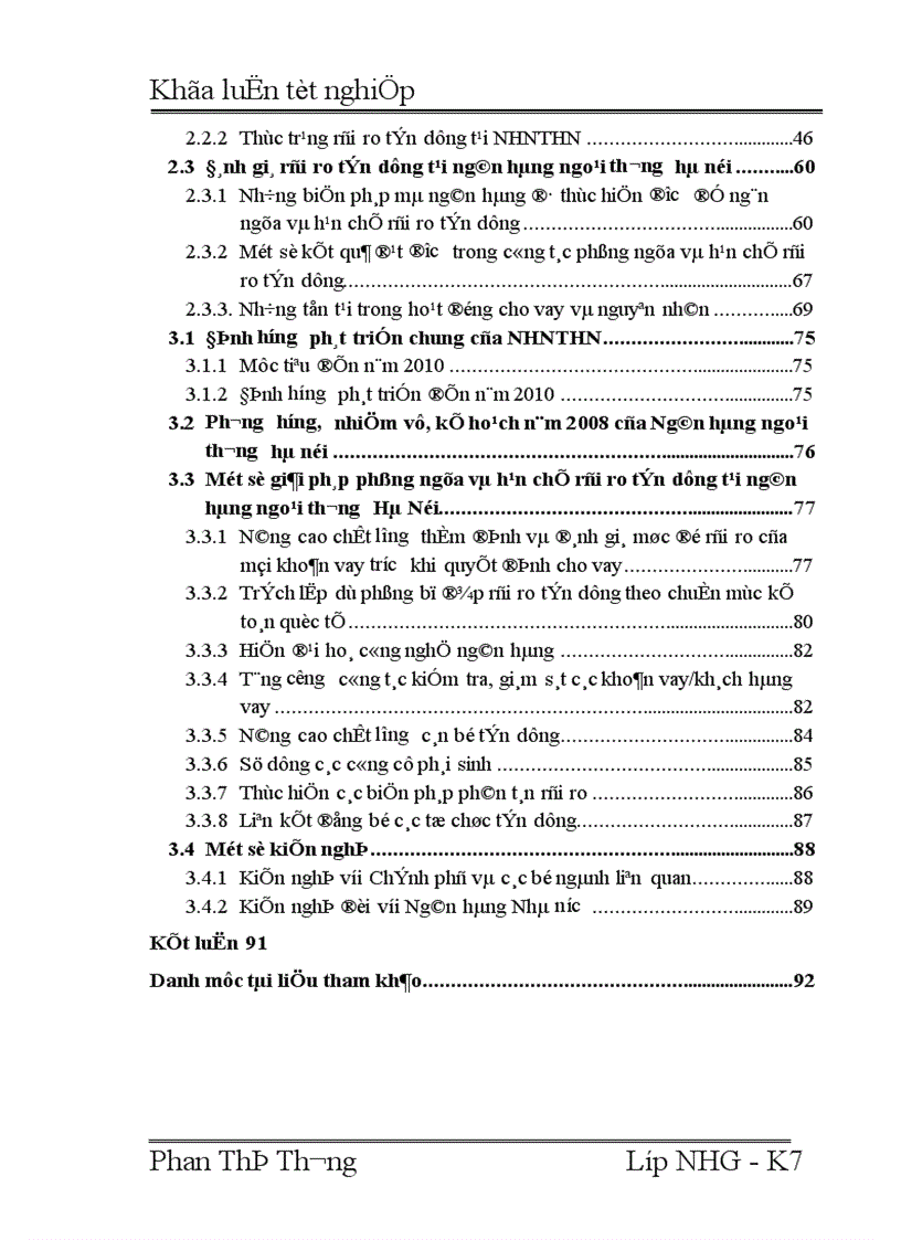 image for page Giải pháp phòng ngừa và hạn chế rủi ro tín dụng tại Ngân hàng Ngoại thương Hà Nội 1