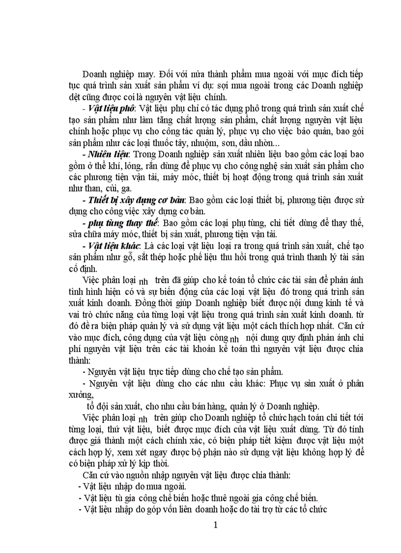 image for page Tổ chức công tác kế toán nguyên vật liệu ở Công Ty Chế Biến Lương Thực và Thức Ăn Gia Súc 1