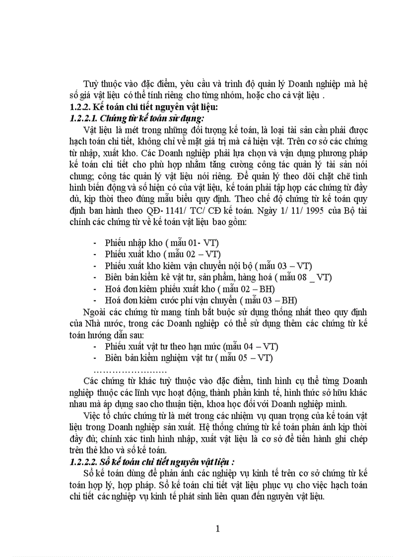 image for page Tổ chức công tác kế toán nguyên vật liệu ở Công Ty Chế Biến Lương Thực và Thức Ăn Gia Súc 1