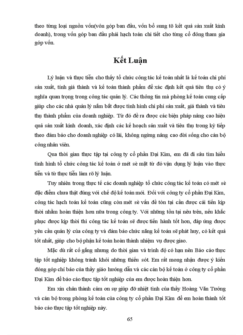 image for page Phân tích tình hình tổ chức công tác hạch toán tại công ty cổ phần đại kim