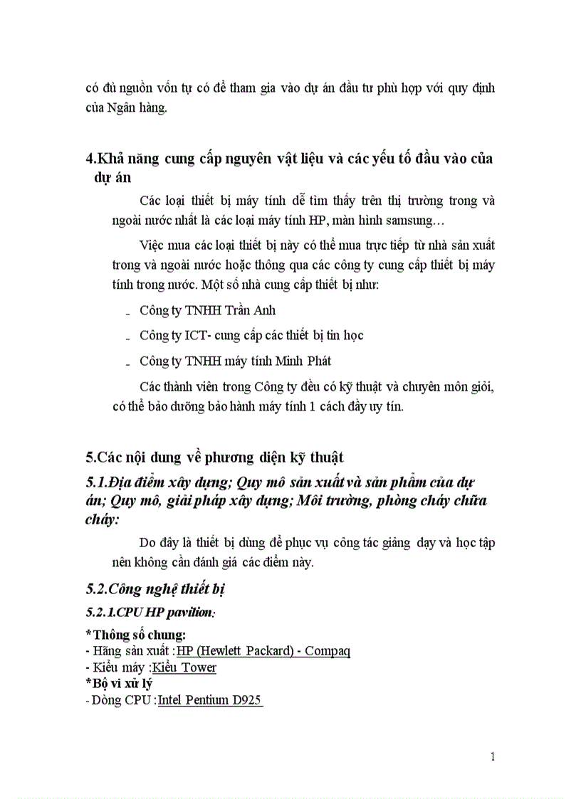 image for page Thị trường và khả năng tiêu thụ sản phẩm đầu ra của dự án