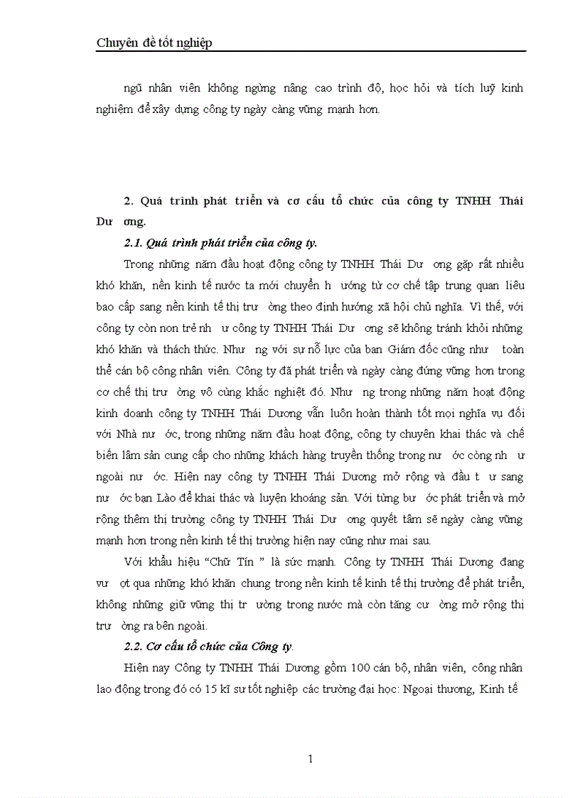 image for page Một số biện pháp Chủ yếu nhằm nâng cao hiệu quả kinh doanh ở Công ty TNHH Thái Dương 1