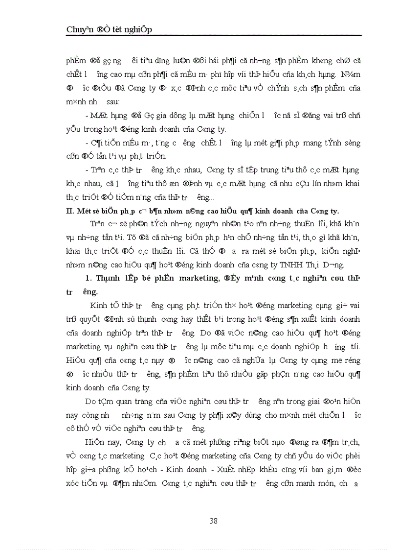image for page Một số biện pháp Chủ yếu nhằm nâng cao hiệu quả kinh doanh ở Công ty TNHH Thái Dương 1