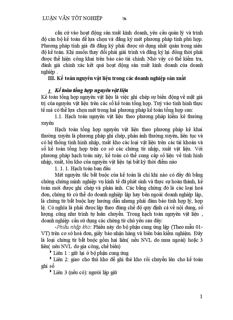 image for page kế toán nguyên vật liệu trong các doanh nghiệp sản xuất hiện nay