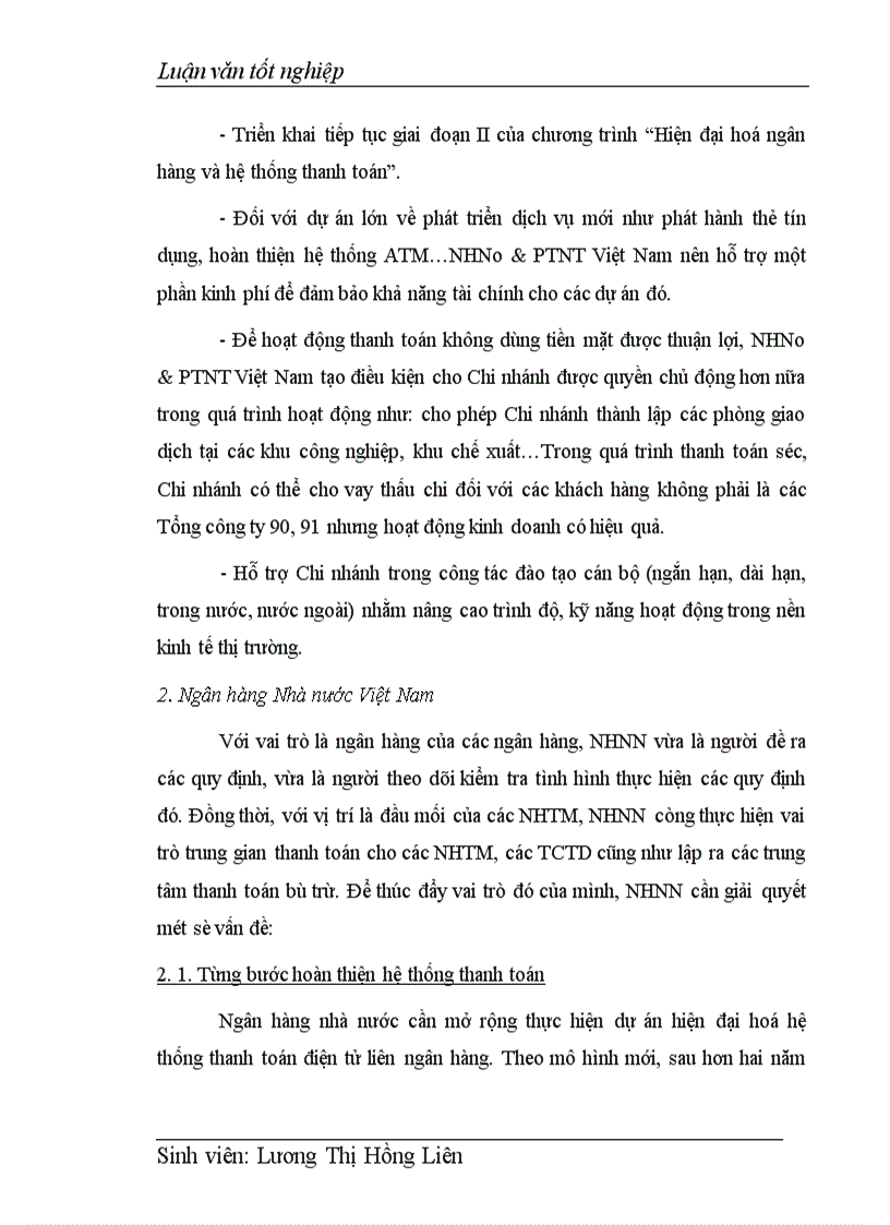 image for page Mở rộng hoạt động thanh toán không dùng tiền mặt tại Chi nhánh NHNo PTNT Thăng Long 1