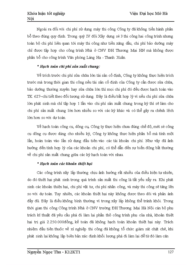 image for page Hoàn thiện kế toán chi phí sản xuất và tính giá thành sản phẩm xây lắp tại Công ty Xây Dựng Quốc Tế 1