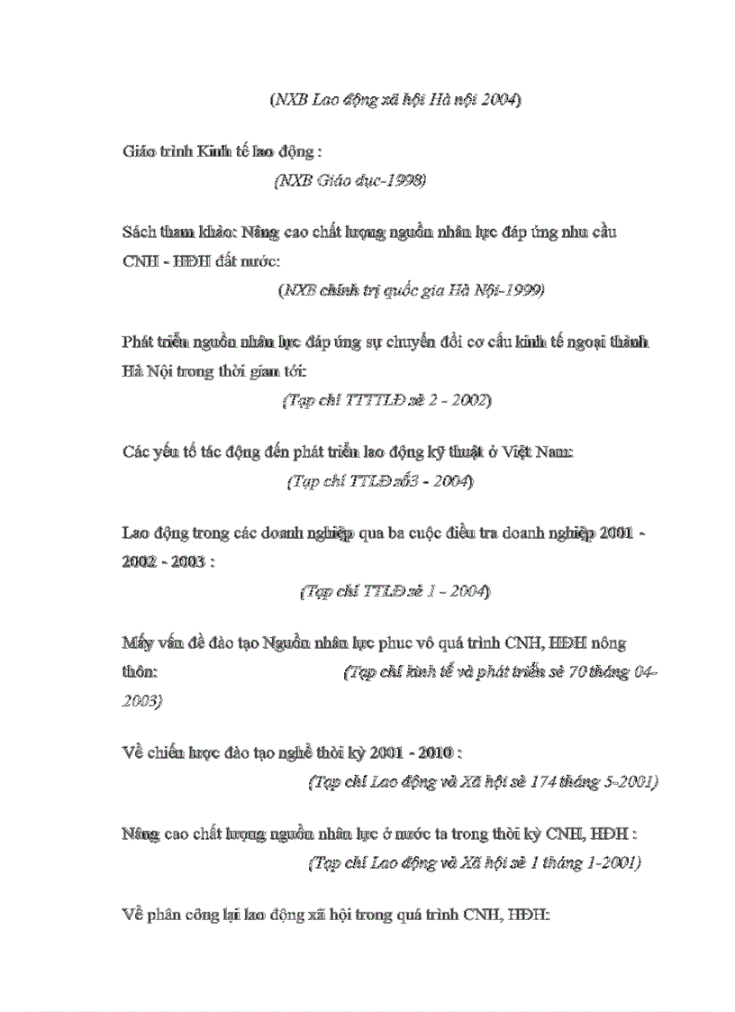 image for page Đào tạo và phát triển nguồn nhân lực Việt Nam trong tiến trình chuyển dịch cơ cấu kinh tế 1